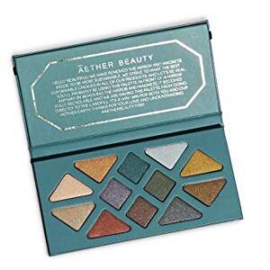 Aether Beauty - Natural Crystal Grid Gemstone Palette | Clean, Non-Toxic Makeup