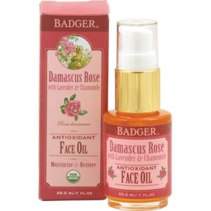 Badger Damascus Rose Face Oil