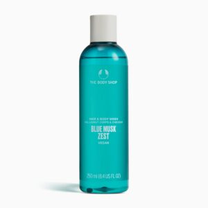 Blue Musk Zest Hair And Body Wash 250ml