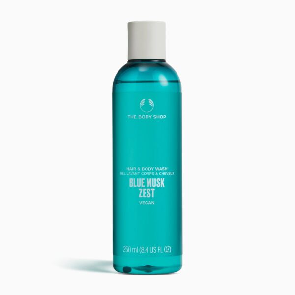 Blue Musk Zest Hair And Body Wash 250ml