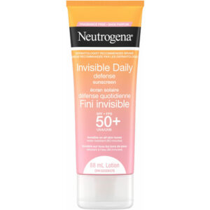 Neutrogena Invisible Daily Defense Broad Spectrum Sunscreen Lotion SPF 50+