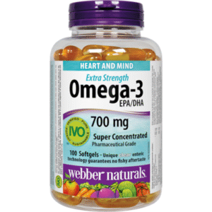 Webber Naturals Extra Strength Omega-3 EPA/DHA 700mg
