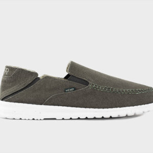 SunSlide Hemp Slip-on for Men in Dark Green