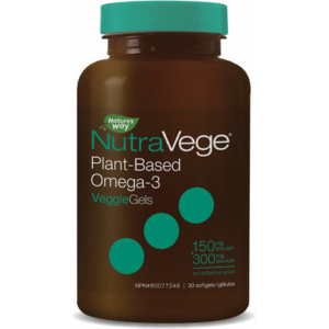 NutraVege Plant-Based Omega-3 Veggie Gels